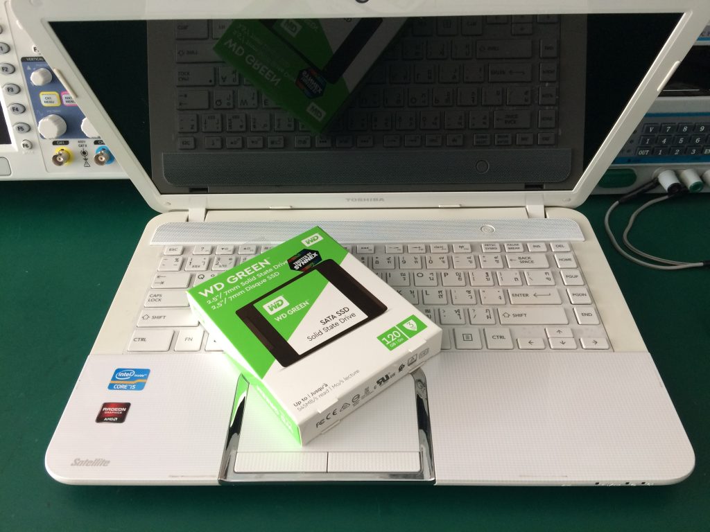 TOSHIBA L840 เปลี่ยน SSD