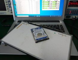 ACER V5-471G เปลี่ยนจอ และ SSD
