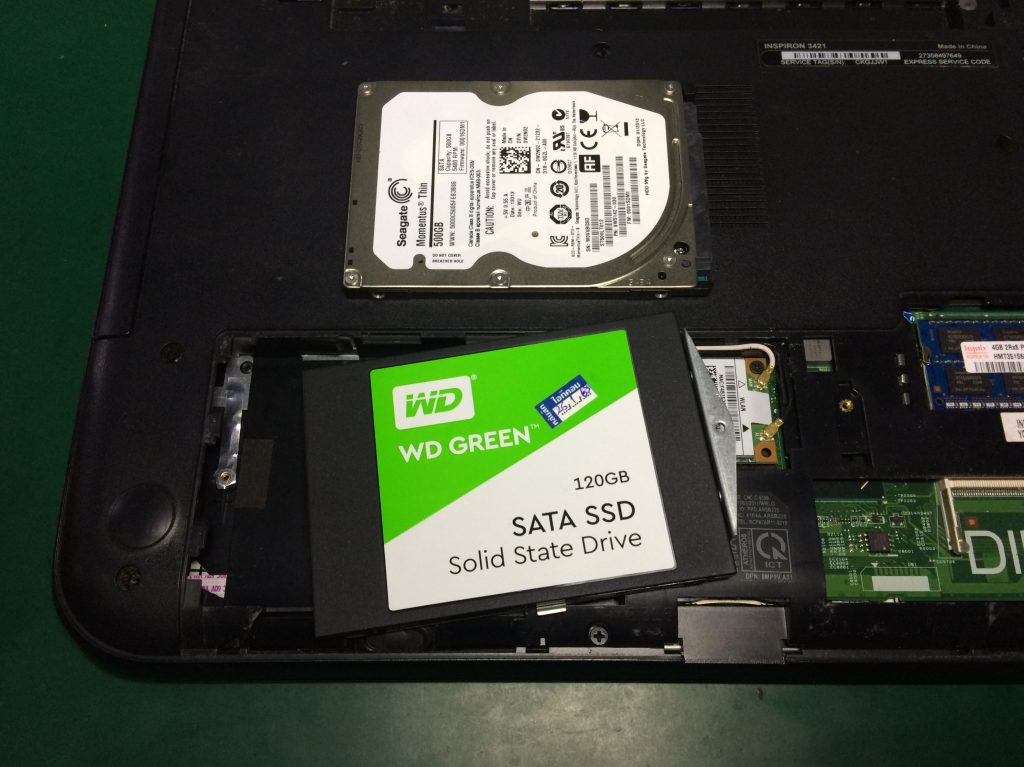 DELL 3421 เปลี่ยน SSD
