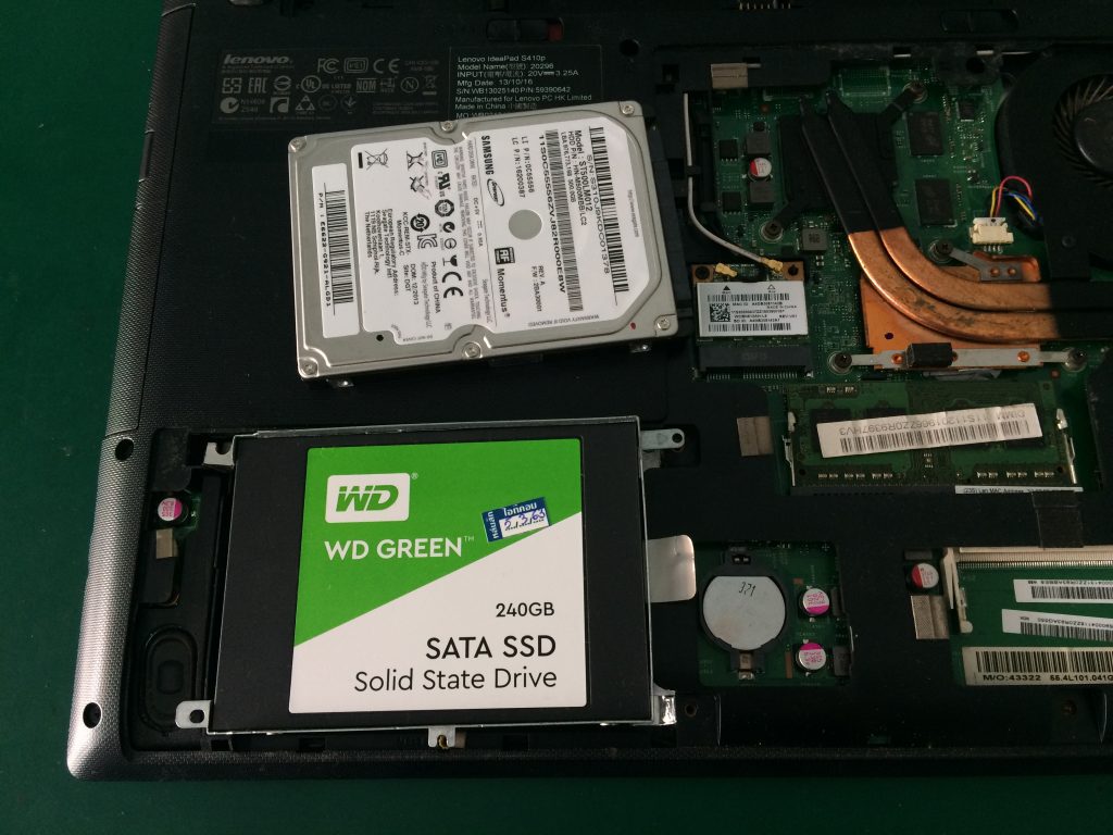 LENOVO S410p ช้า อัพเกรด SSD