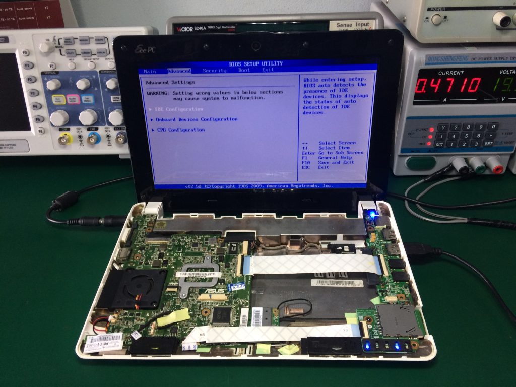 ซ่อม ASUS EEE PC 1005HA อาการเปิดไม่ติด