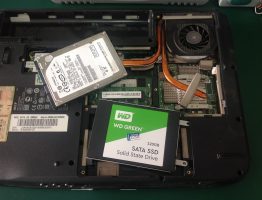 ACER 4920G เปลี่ยน SSD