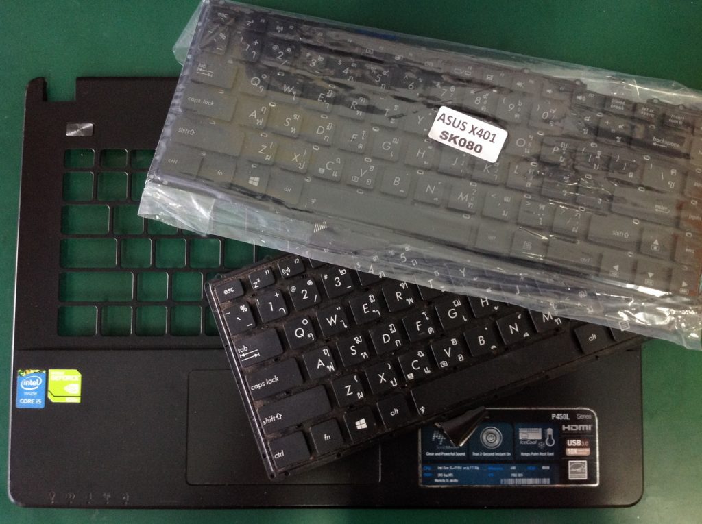 ASUS P450L เปลี่ยน Keyboard
