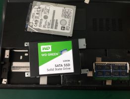 ASUS X45A เปลี่ยน SSD