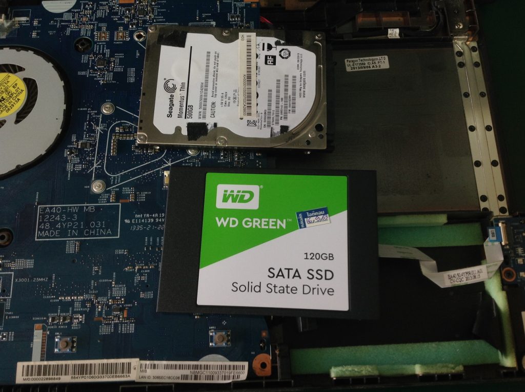 ACER E1-432 เปลี่ยน SSD