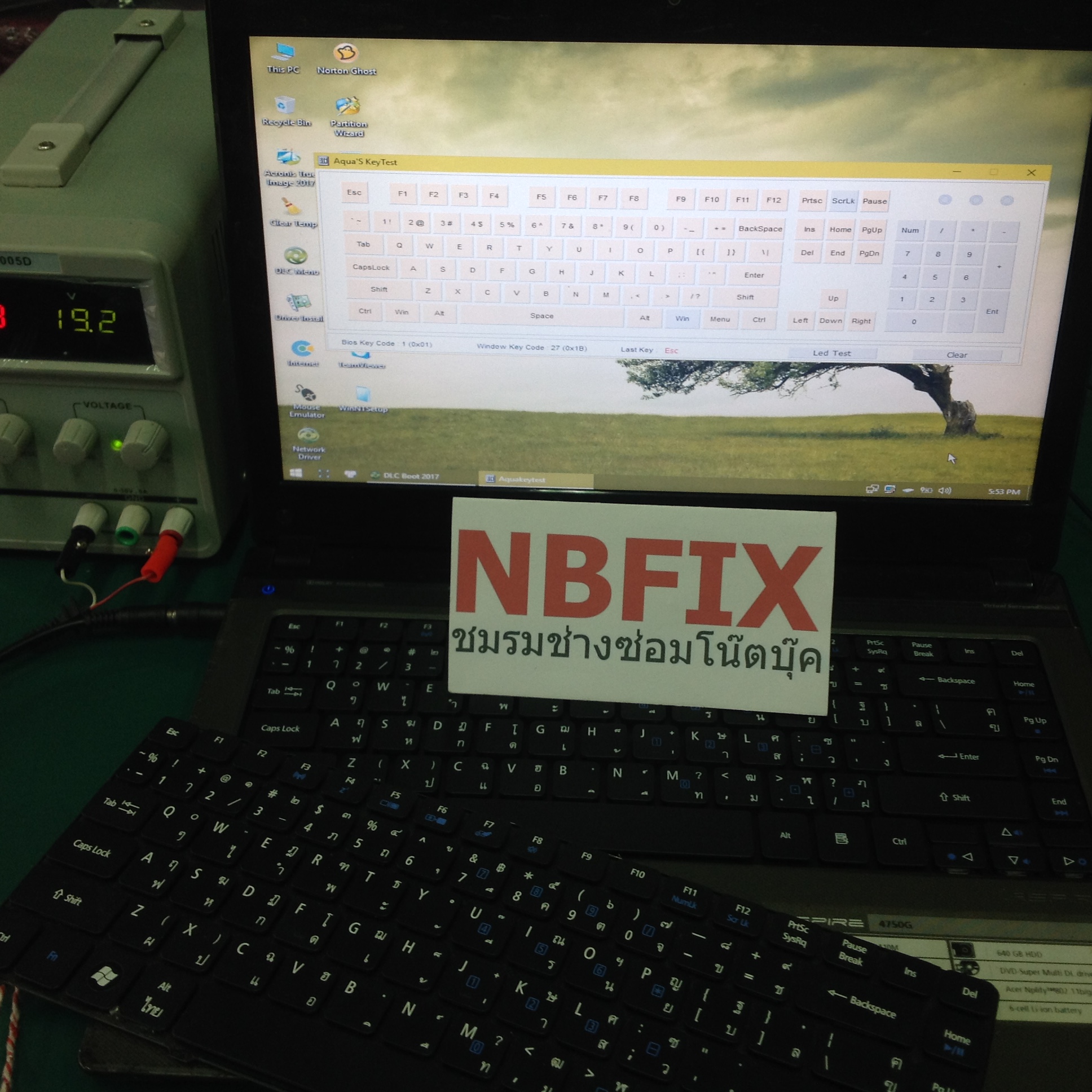 ACER 4750G เปลี่ยน Keyboard