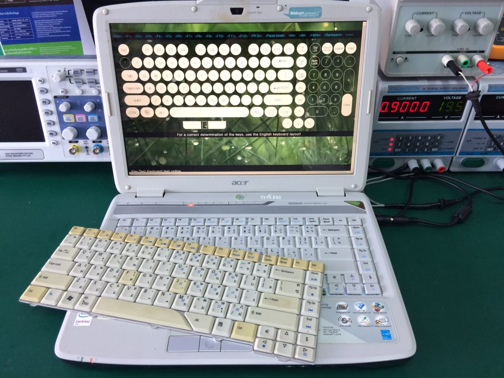 ACER 4720 เปลี่ยน Keyboard