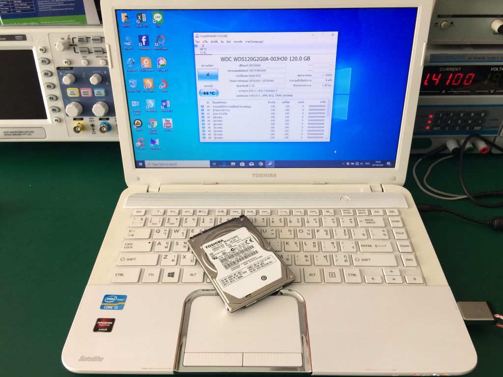 TOSHIBA L840 เปลี่ยน SSD