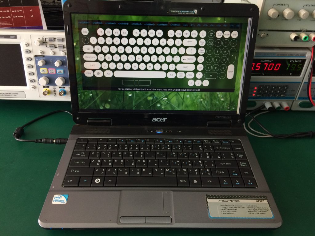 ACER 4732Z เปลี่ยน Keyboard