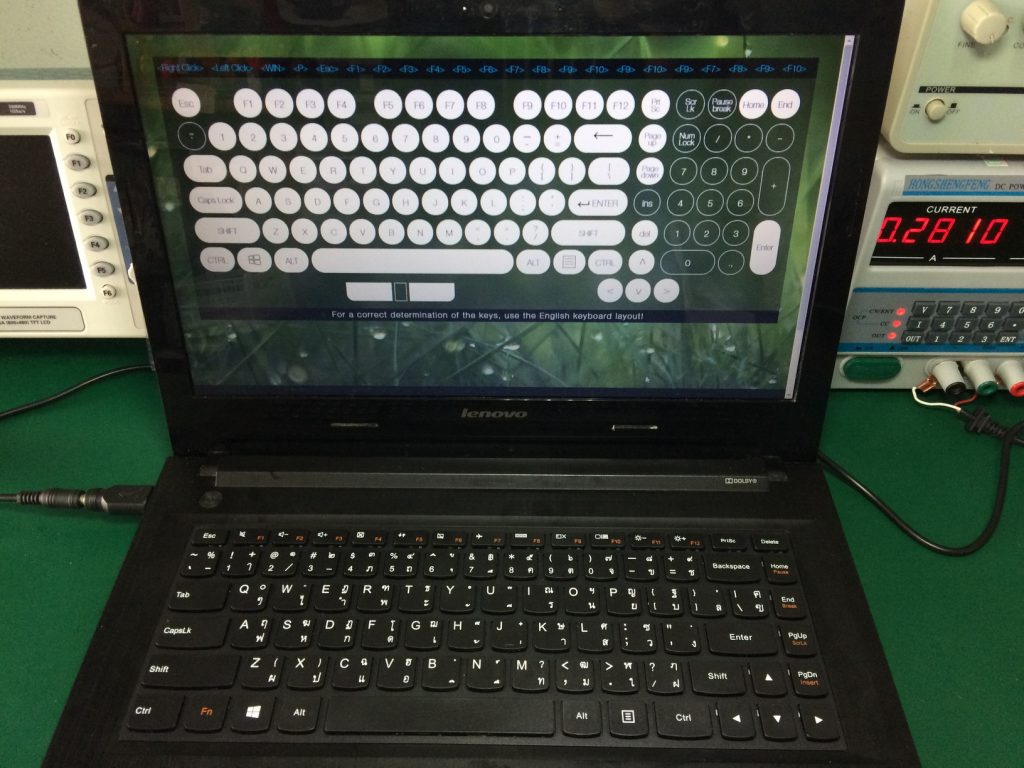 ทดสอบ LENOVO G40-45 หลังเปลี่ยน Keyboard ตัวใหม่