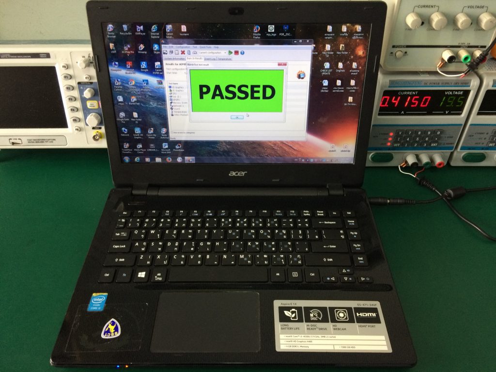 ซ่อมโน๊ตบุ๊ค ACER E5-471 เปิดไม่ติด