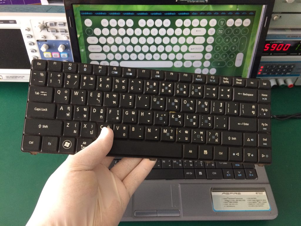 ACER 4732Z เปลี่ยน Keyboard