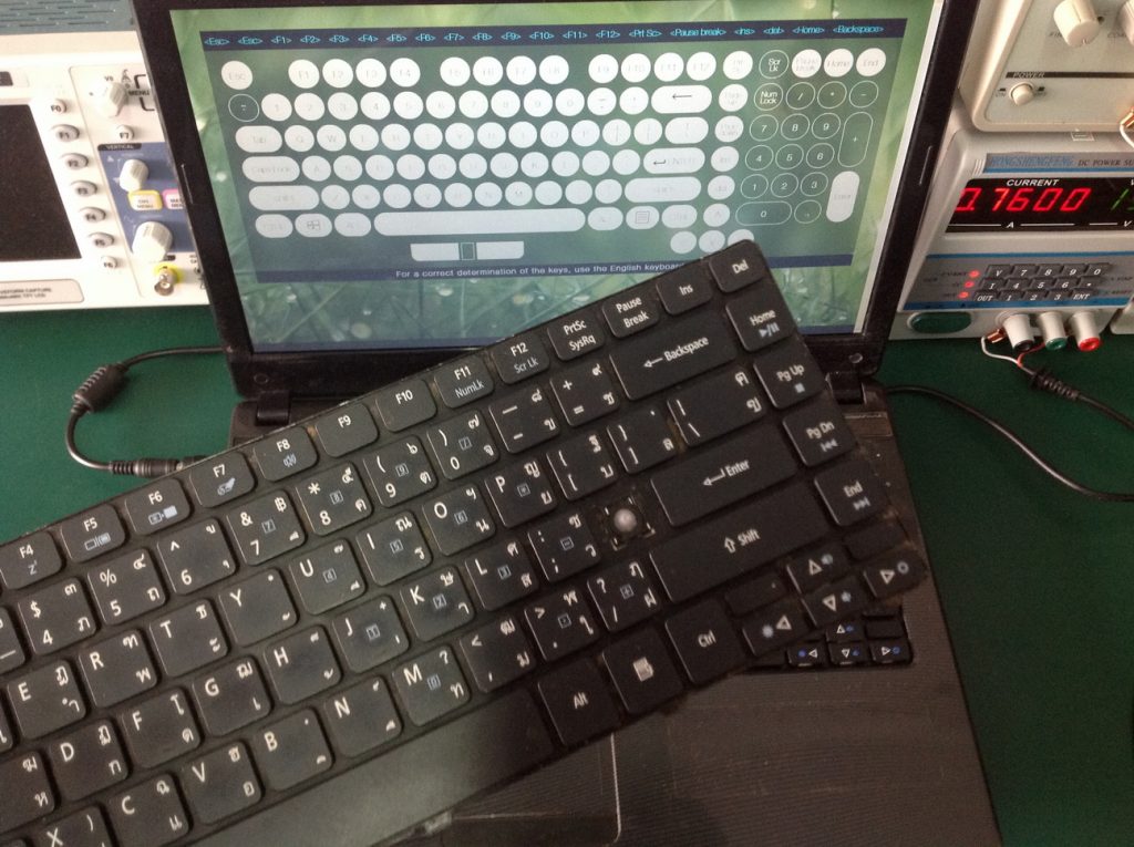 ACER 4752 เปลี่ยน Keyboard