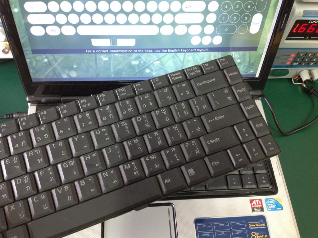 ASUS F81S เปลี่ยน Keyboard