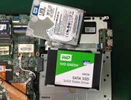 ACER E5-471G เปลี่ยน SSD