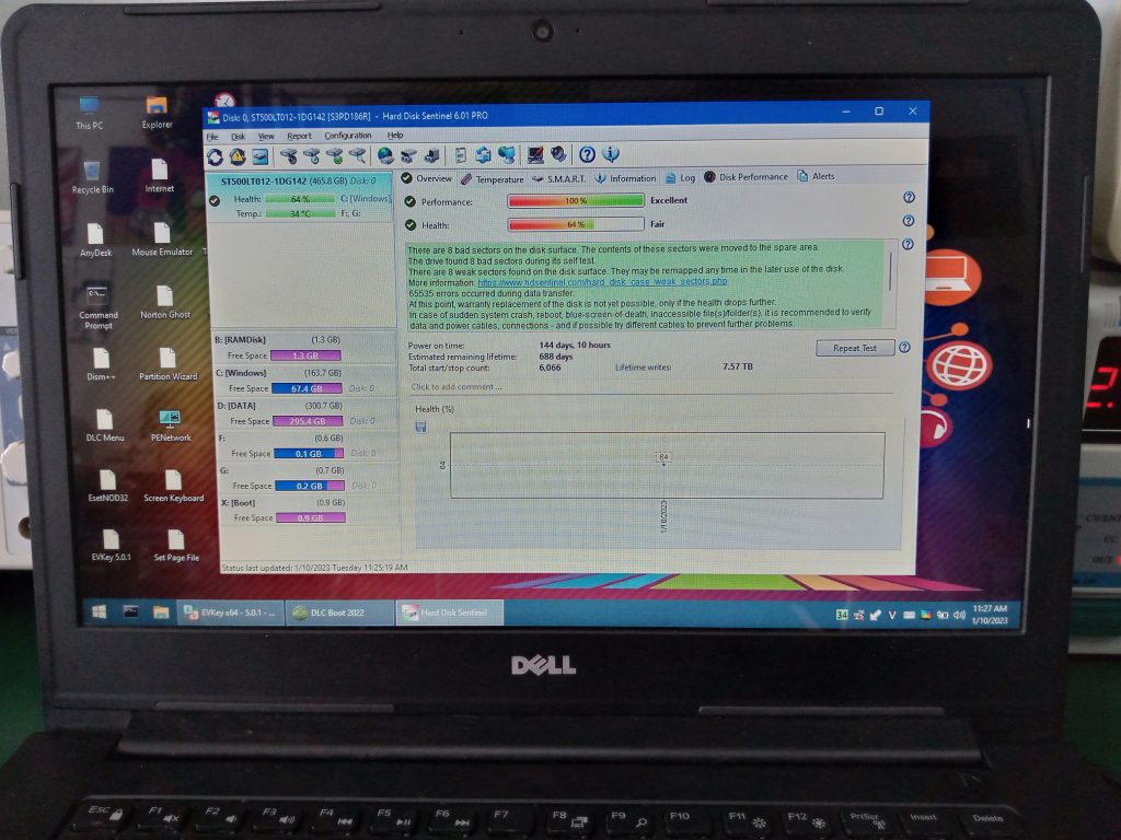 5442 DELL 5442 เปลี่ยน SSD - ศูนย์ซ่อมโน๊ตบุ๊คหล่มสัก