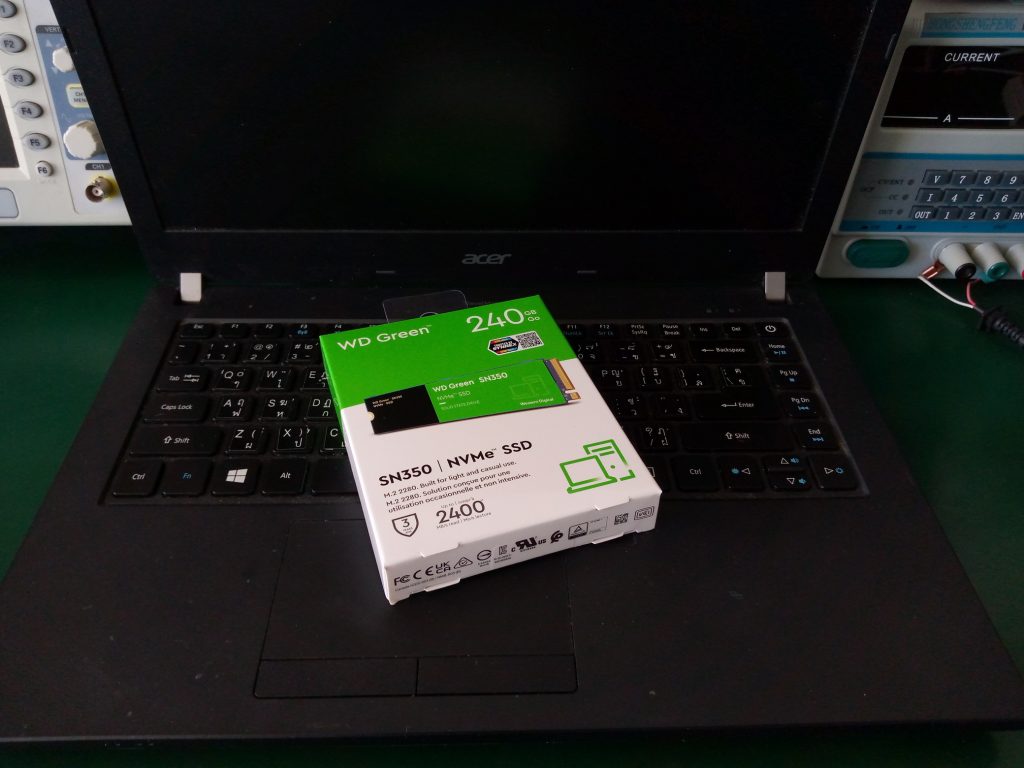 ACER TMP449 เปลี่ยน SSD
