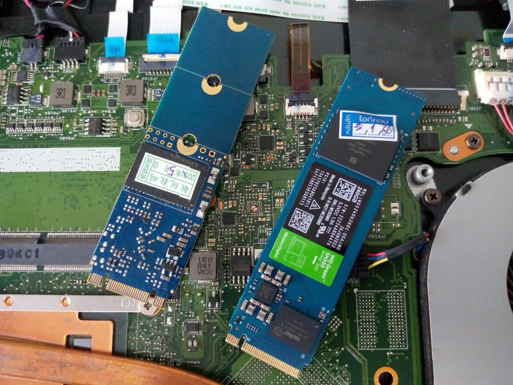 ซ่อมโน๊ตบุ๊ค ACER TMP449 อาการ SSD เสีย เปลี่ยน SSD ใหม่