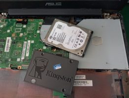 ASUS K455LA เปลี่ยน SSD