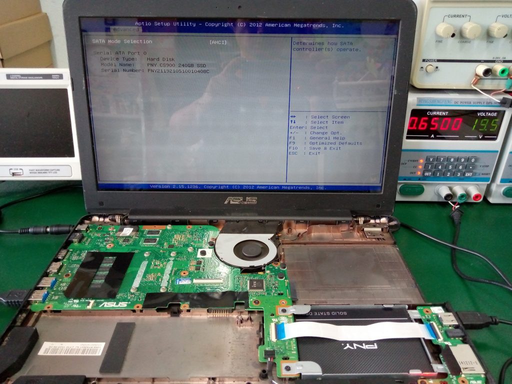 ASUS K555L ไม่ Detect SSD