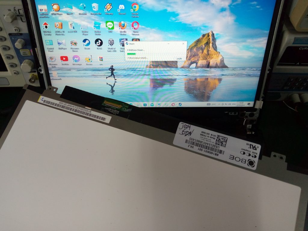 DELL 5459 จอแตกเปลี่ยนจอ