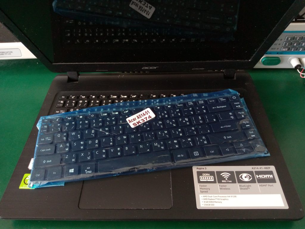 ACER A314-41 เปลี่ยน Keyboard