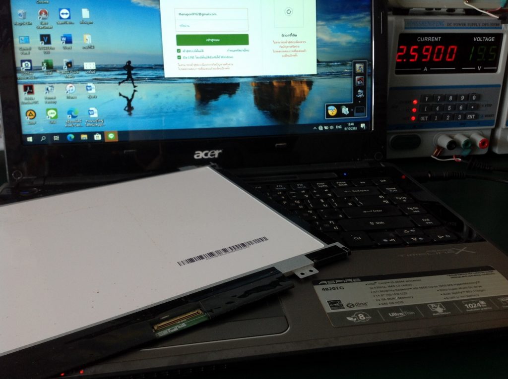 ACER 4820TG เปลี่ยนจอ