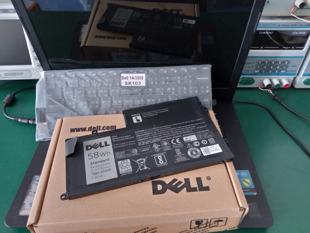 DELL 5442 เปลี่ยน Keyboard และแบต