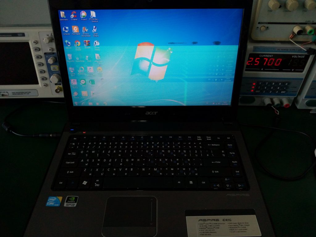 ACER 4741G ภาพหน้าจอลาย