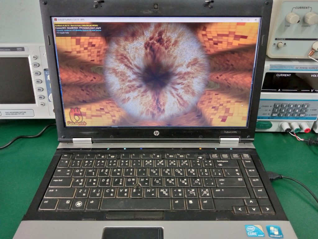 HP ProBook 6450b ไม่มีภาพ