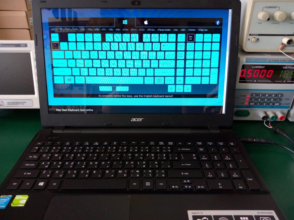 ACER E5-531G เปลี่ยน Keyboard