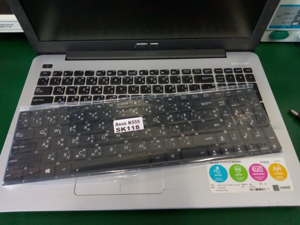 ASUS F555Q เปลี่ยน Keyboard