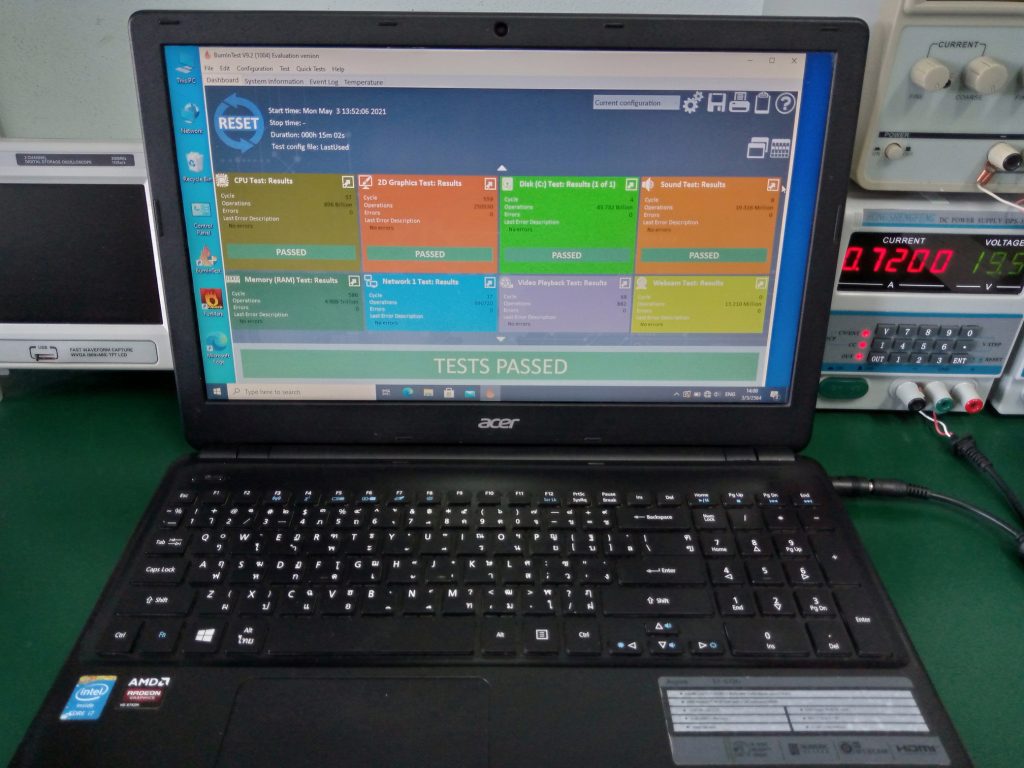 ACER E1-572G เปิดไม่ติด