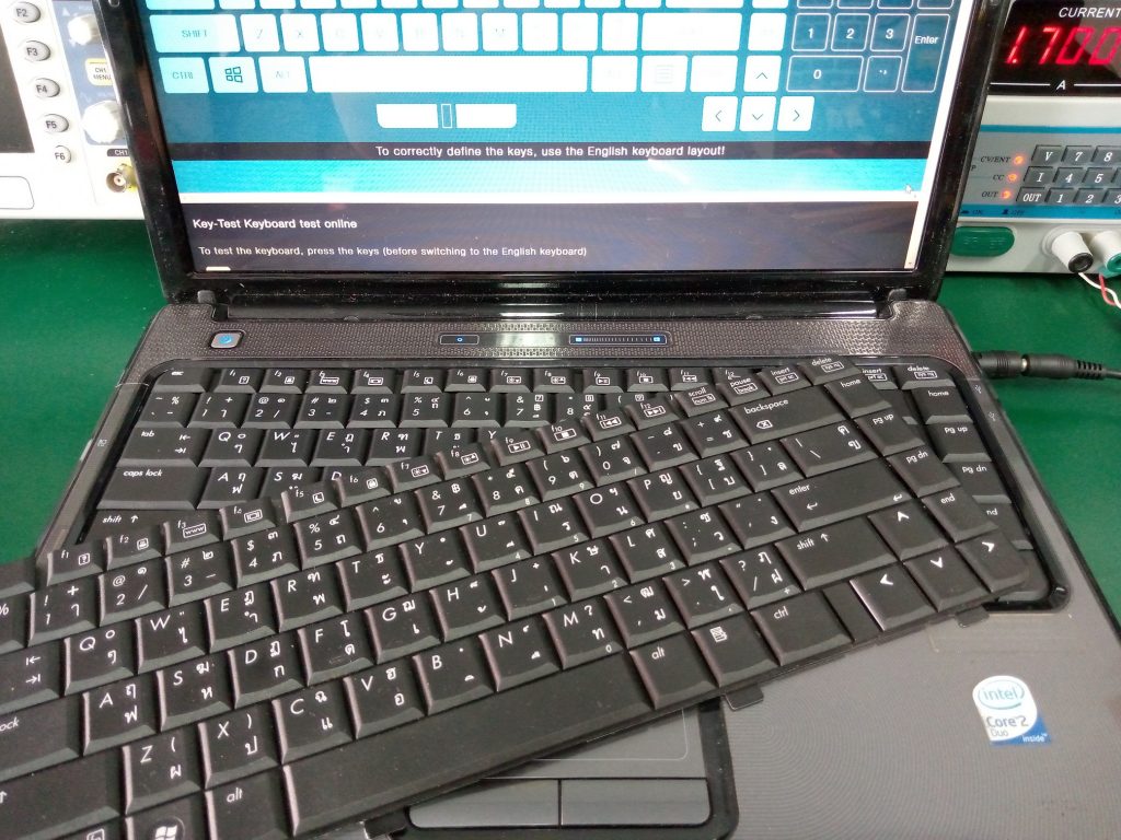 ซ่อมโน๊ตบุ๊ค COMPAQ V3500 เปลี่ยน Keyboard
