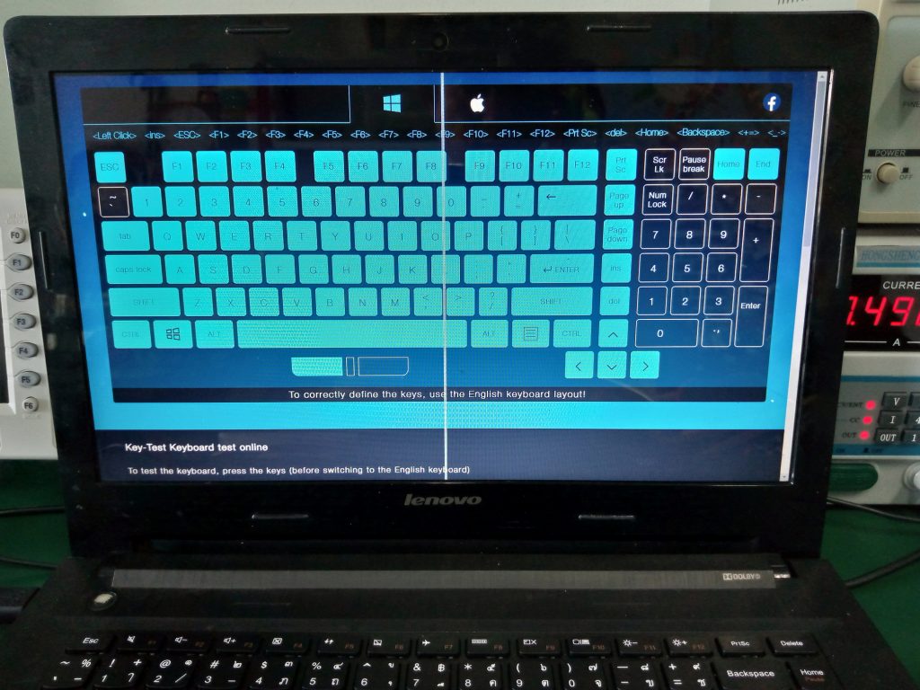 ซ่อมโน๊ตบุ๊ค LENOVO G40-70 เปลี่ยน Keyboard