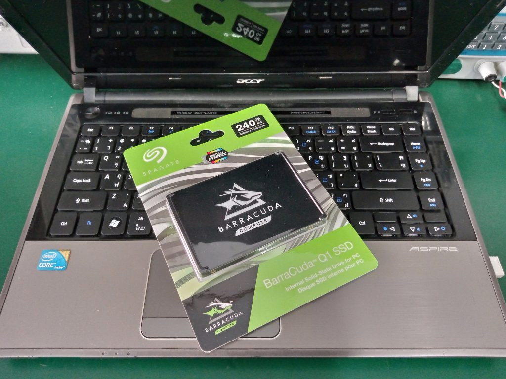 ACER 4820G เปลี่ยน SSD