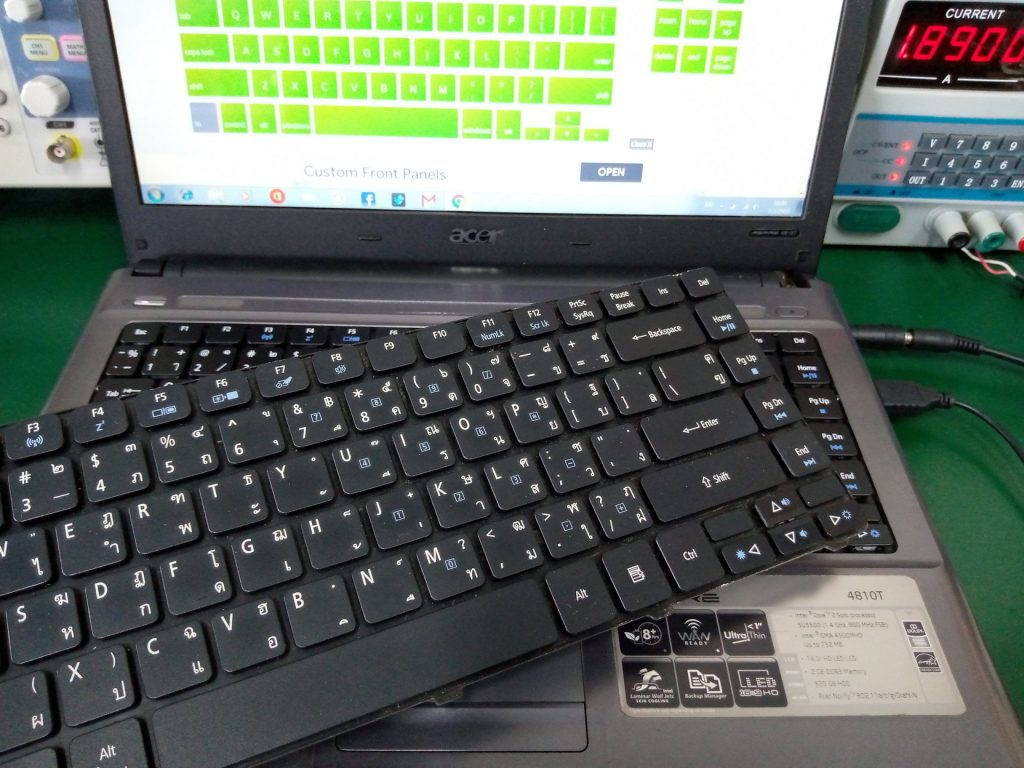 ACER 4810T เปลี่ยน Keyboard