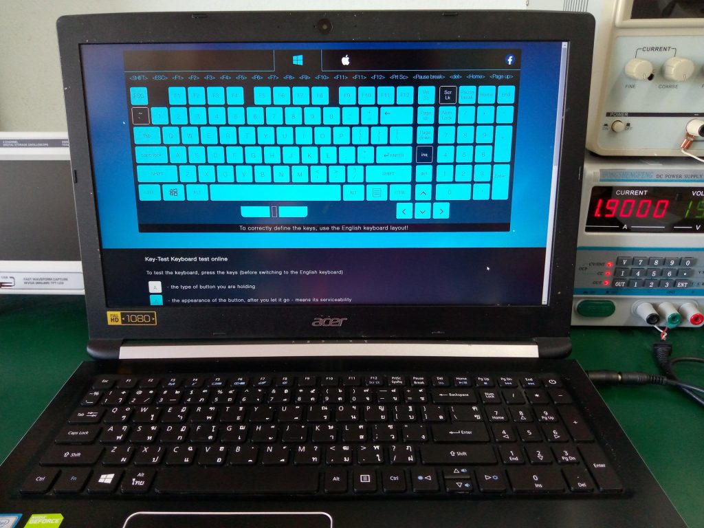 ACER A515-51G เปลี่ยน Keyboard