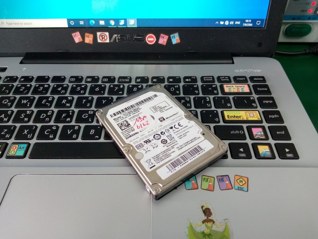 ASUS X455LJ เปลี่ยน SSD