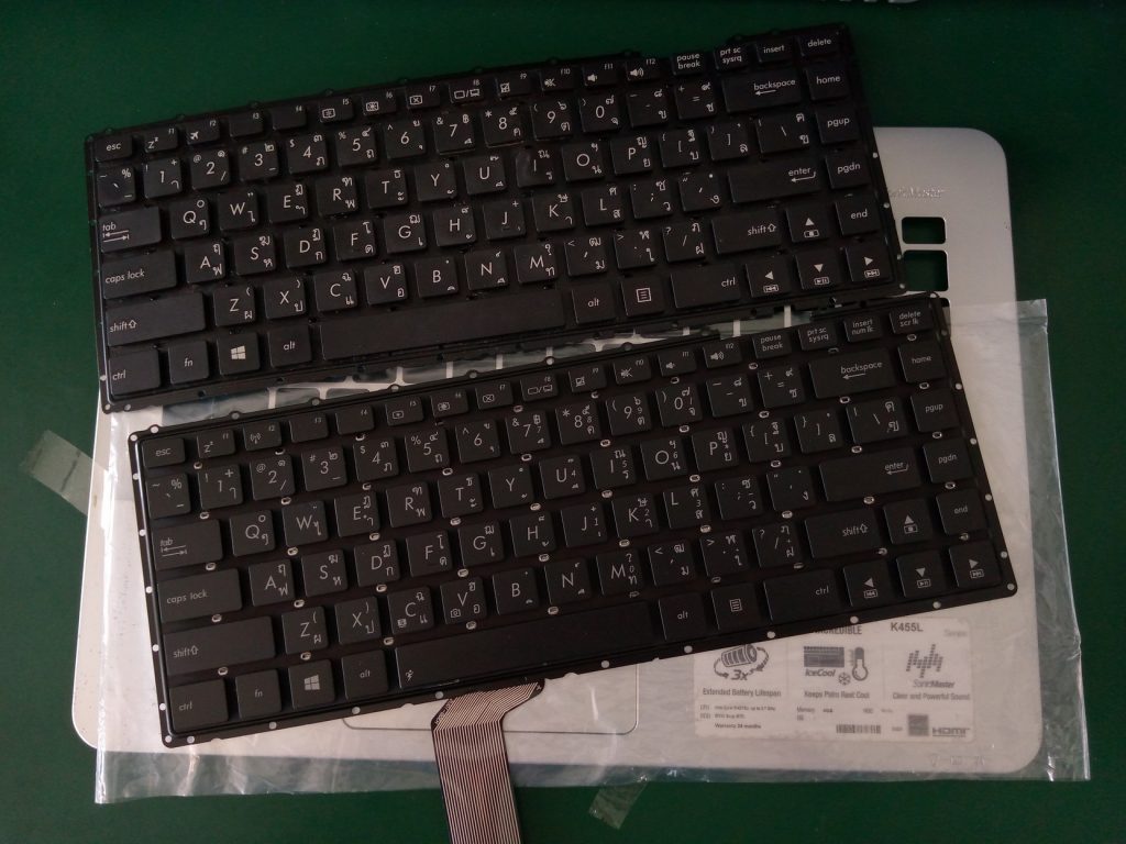 เปลี่ยน Keyboard โน๊ตบุ๊ค ASUS