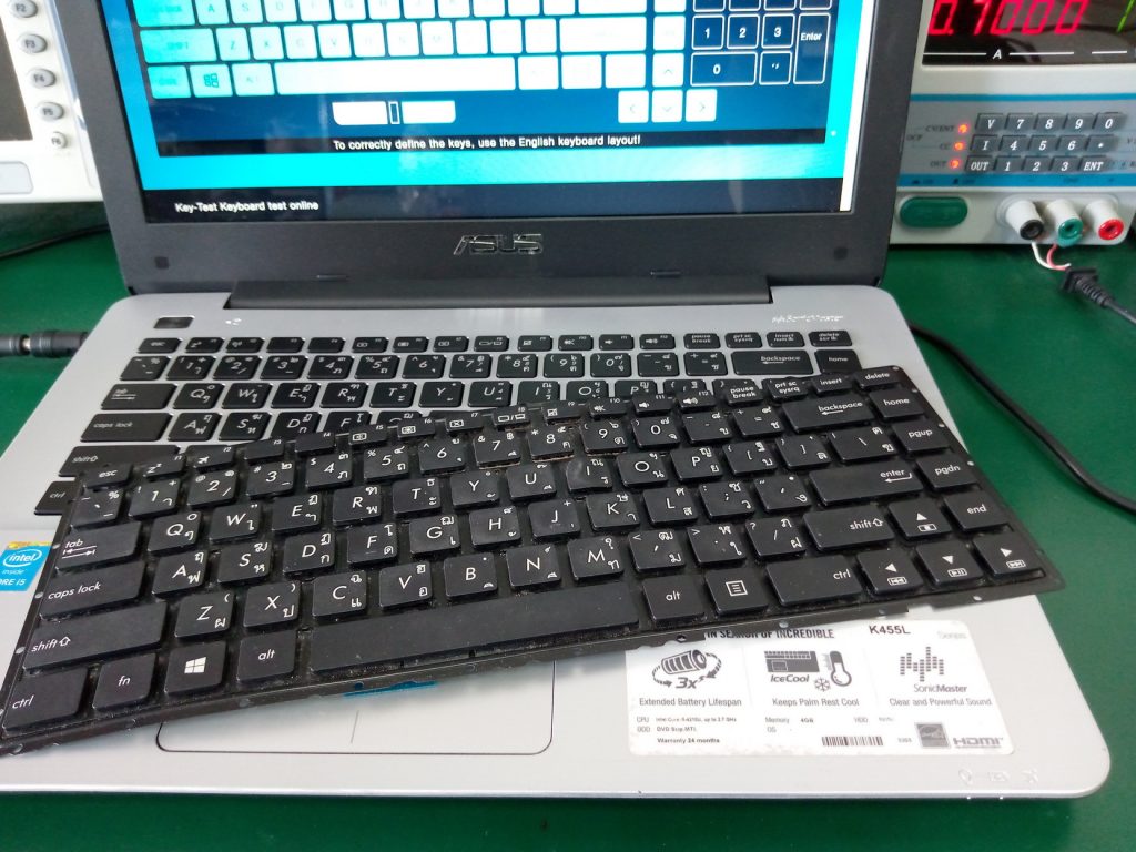 ASUS K455LD เปลี่ยน Keyboard