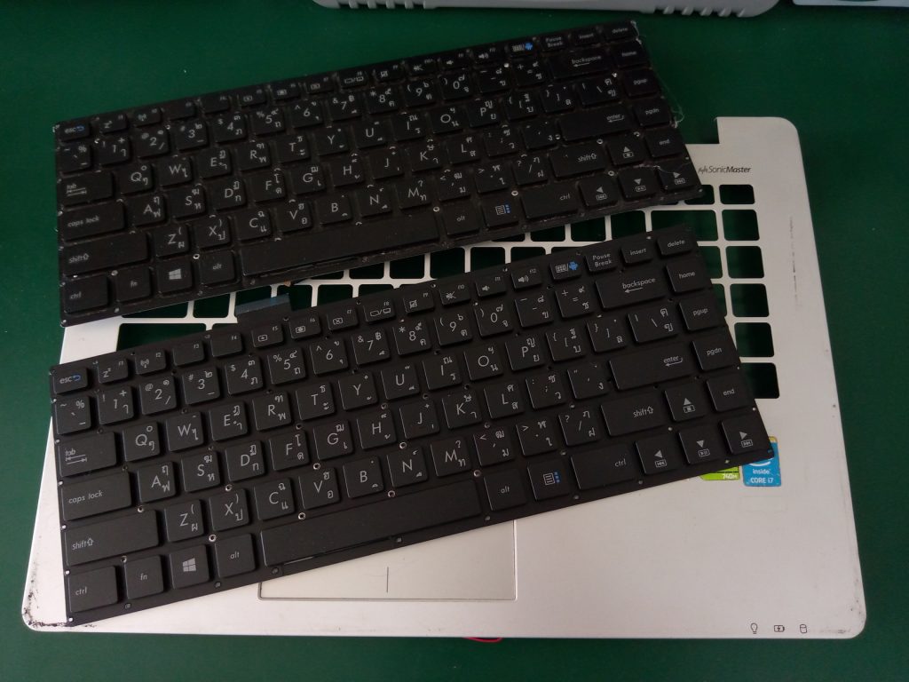 เปลี่ยน Keyboard โน๊ตบุ๊ค