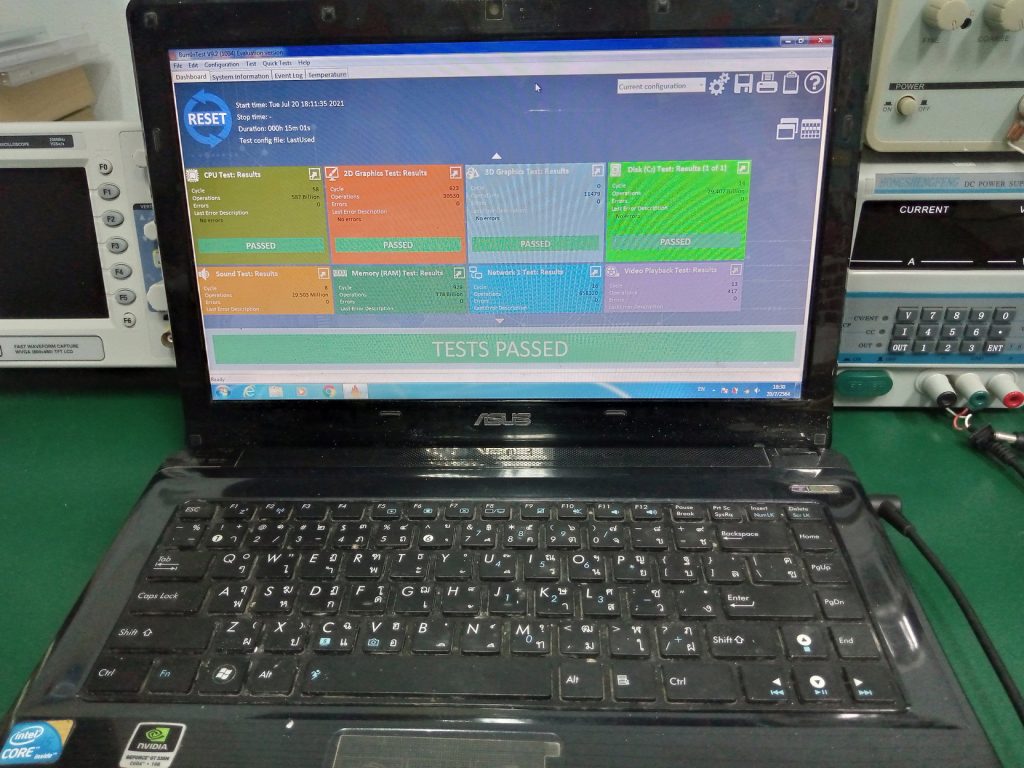 ASUS A42JV ตัดดับ