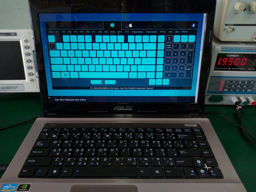 ASUS A43SV เปลี่ยน Keyboard