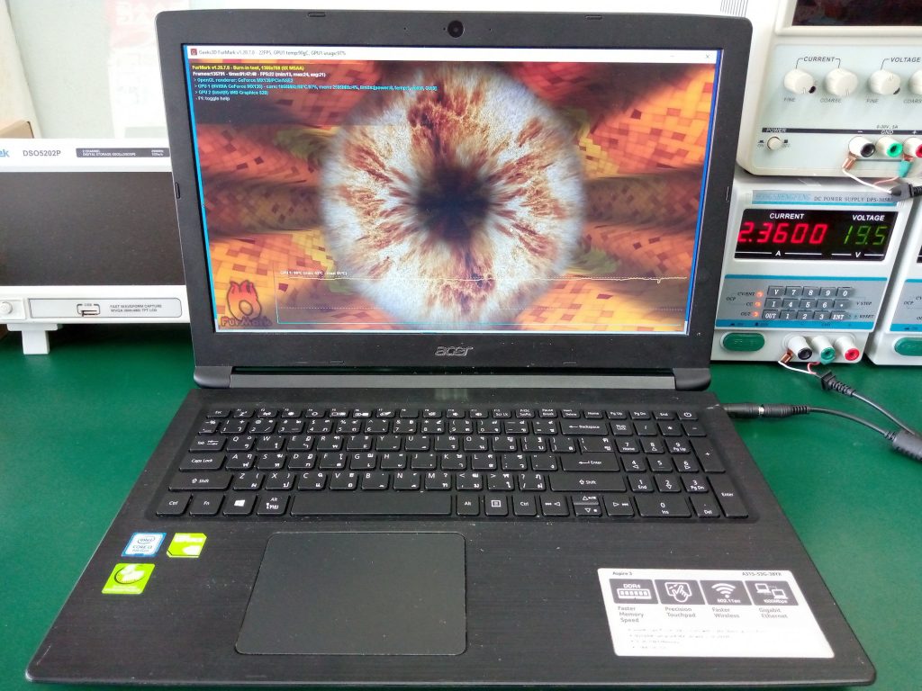 ซ่อมโน๊ตบุ๊ค ACER A315-53G เปิดไม่ติด