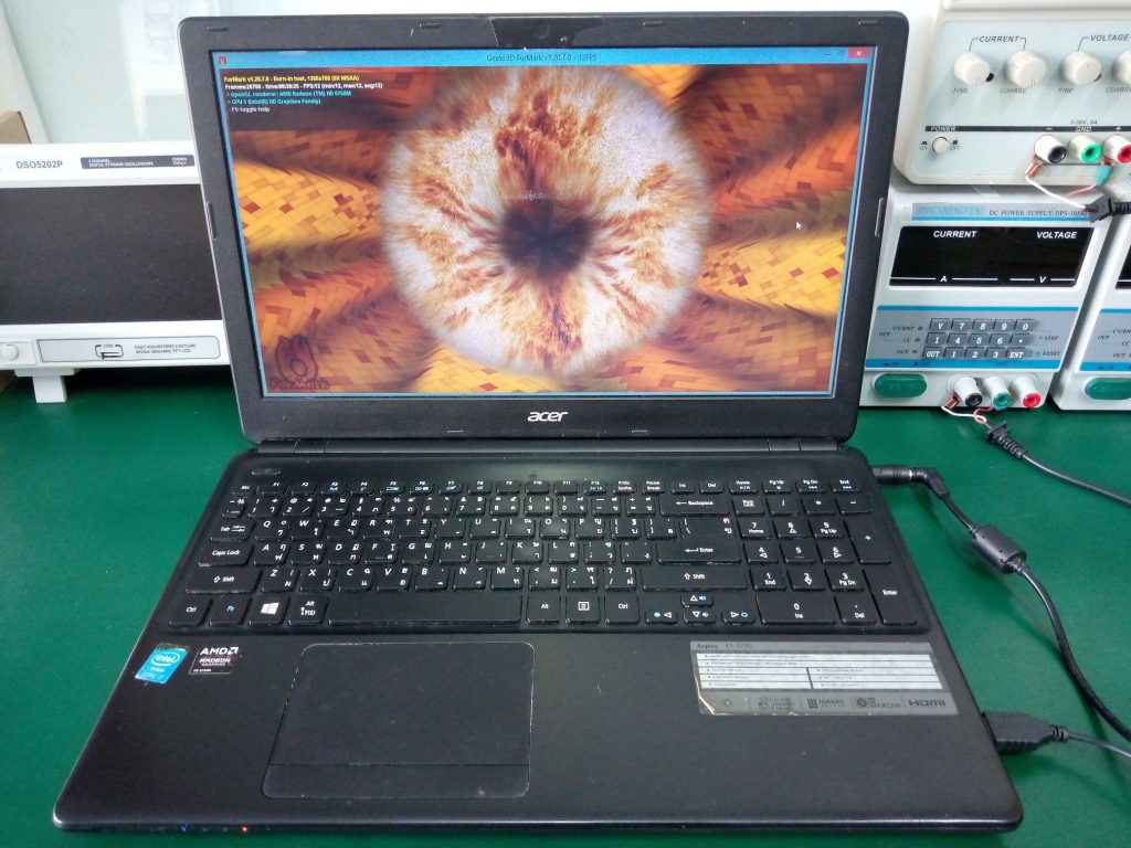 ACER E1-572G ไม่มีภาพ