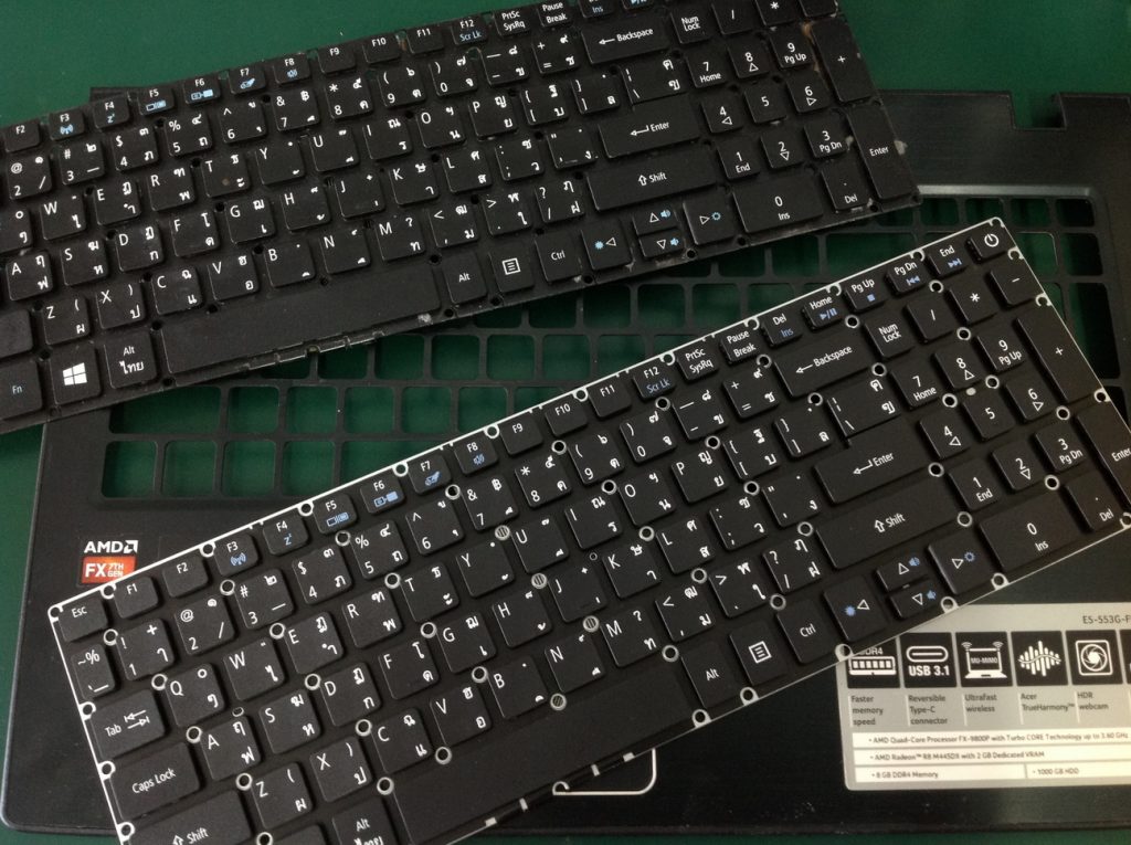 เปลี่ยน Keyboard โน๊ตบุ๊ค