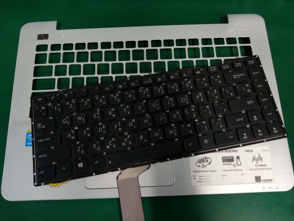 เปลี่ยน Keyboard โน๊ตบุ๊ค