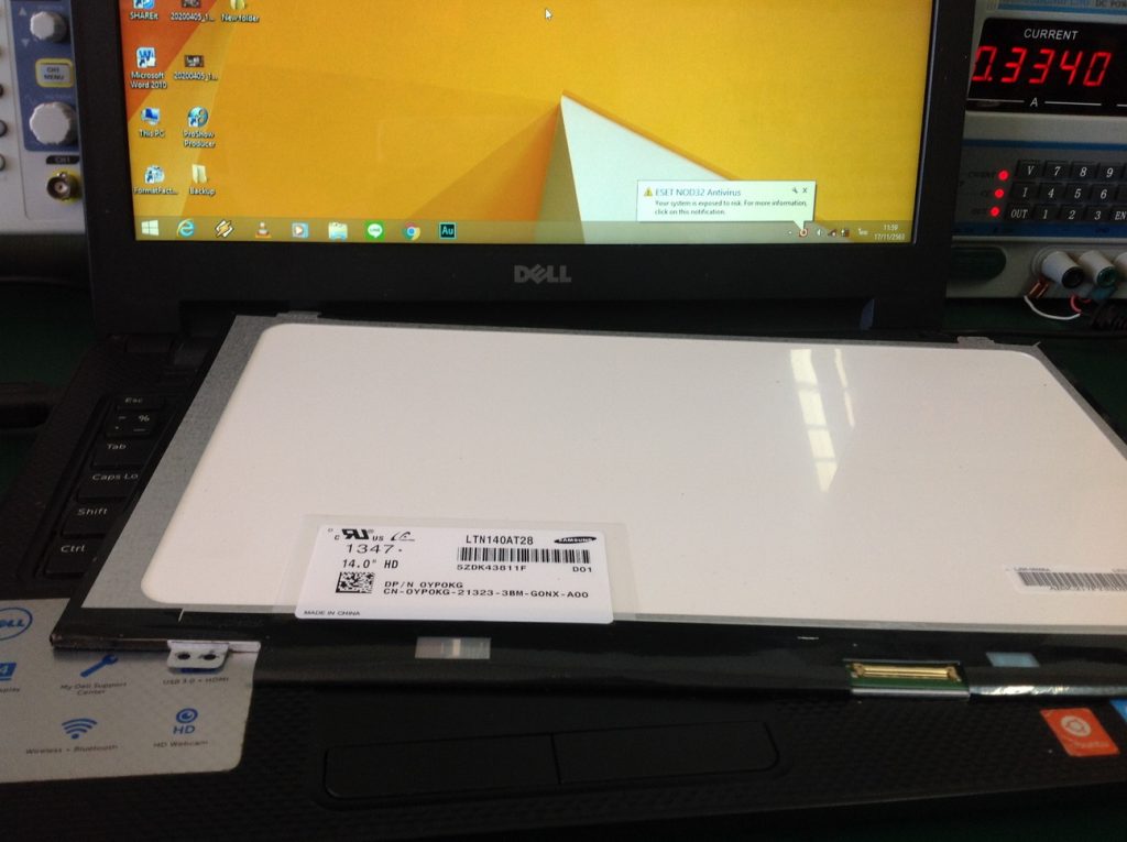 DELL 3437 เปลี่ยนจอ