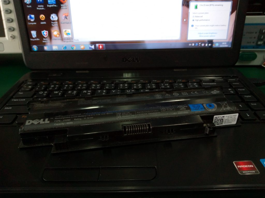 DELL N4050 เปลี่ยนแบต